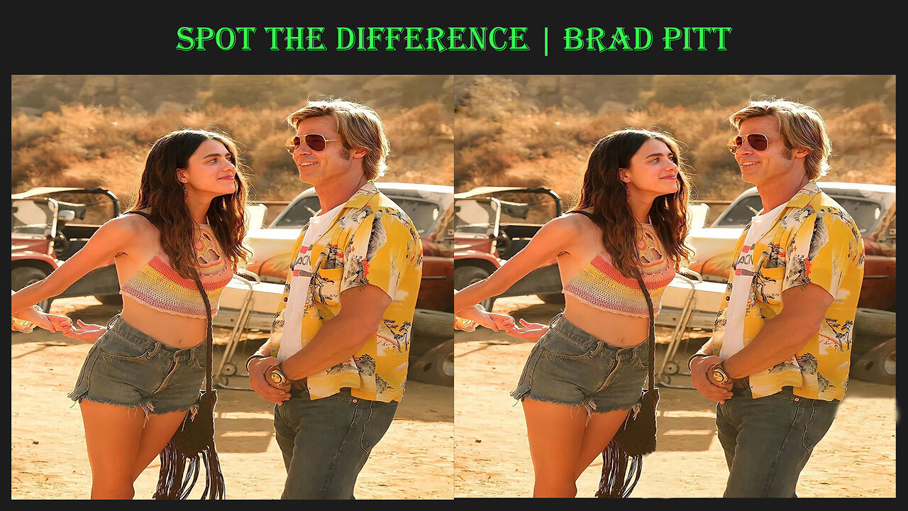 Spot the difference | Brad Pitt