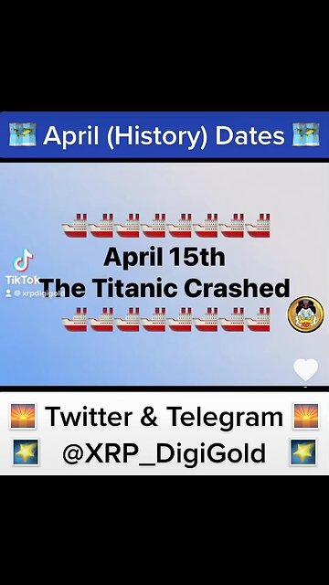 🚢 APRIL DATES (History) 🚢