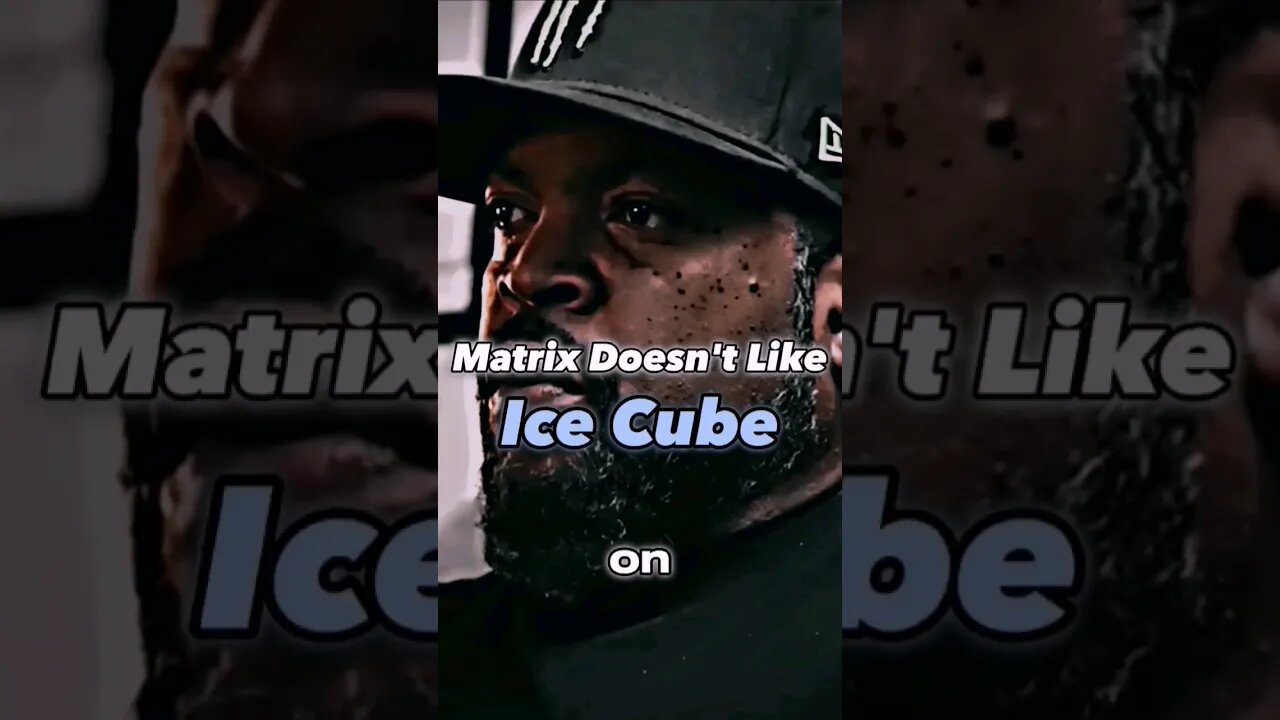 🔥Matrix Doesn't Like Ice Cube💀 @TuckerCarlson_ #icecube #shorts