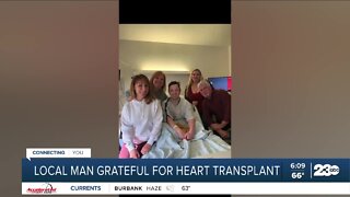 Local man grateful for heart transplant