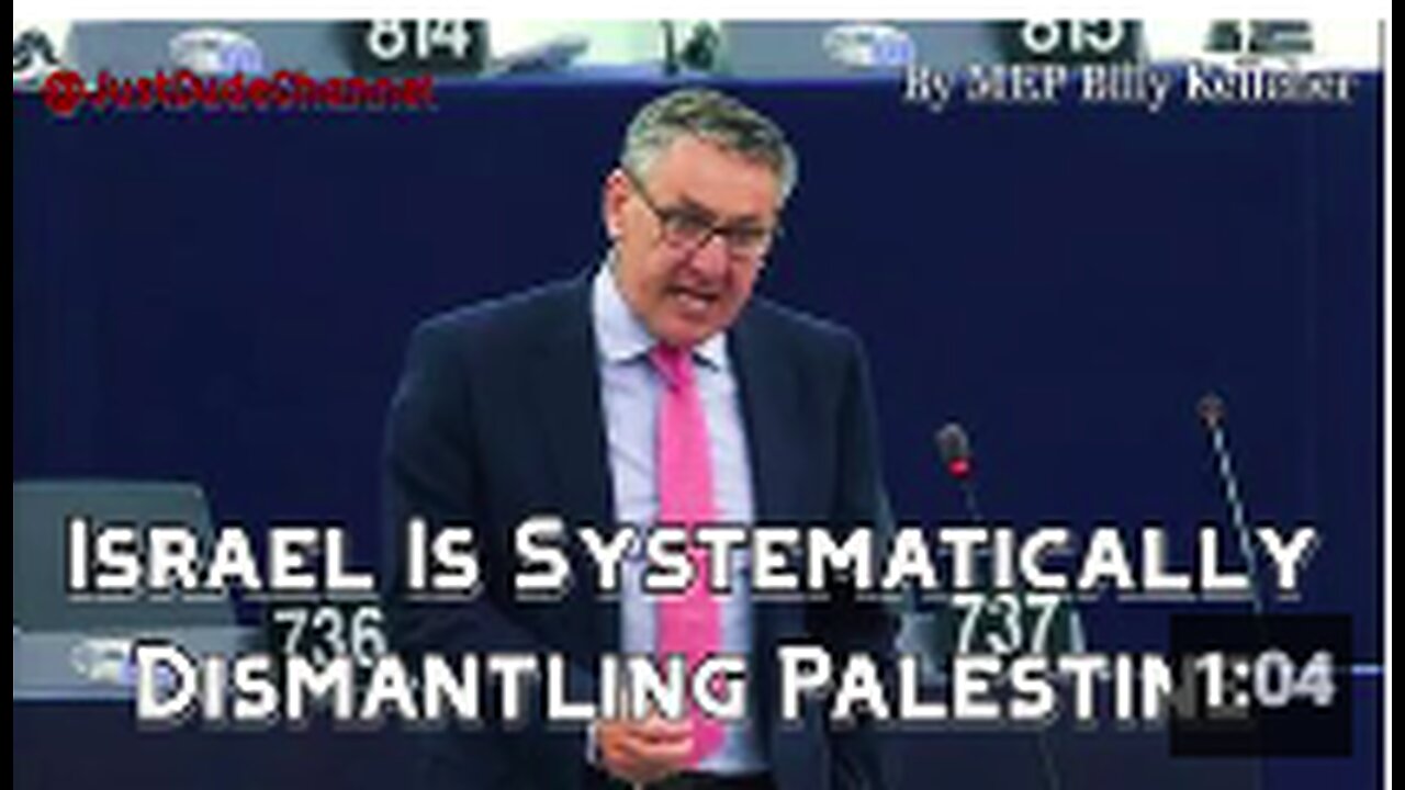 Israel Is Systematically Dismantling Palestine | MEP Billy Kelleher