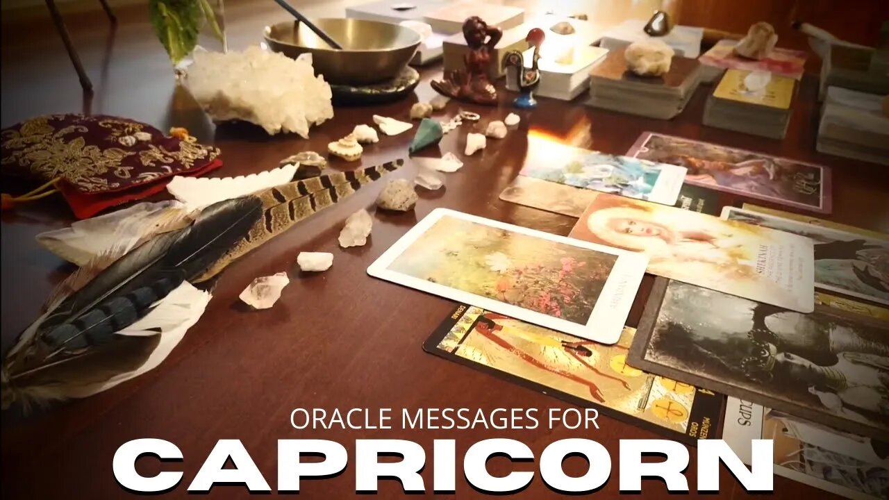 Oracle Messages For Capricorn | Divine Feminine, Today This Tarot Reading is For You 🌙