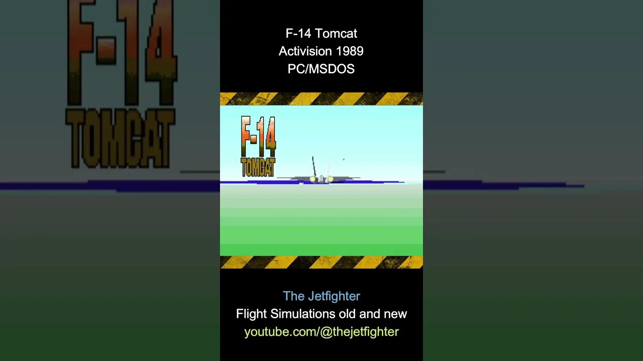 F-14 Tomcat (MSDOS) Gameplay (PC Game, 1988)