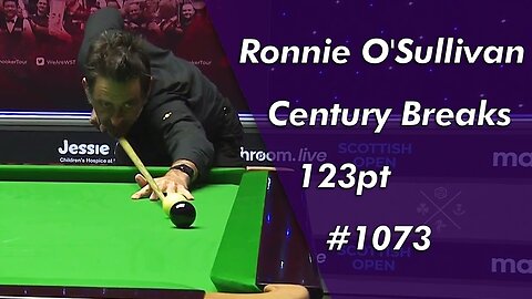 Ronnie O'Sullivan | Century Breaks 123pt #1073 Highlightsᴴᴰ #centurybreak #ronnieosullivan #snooker