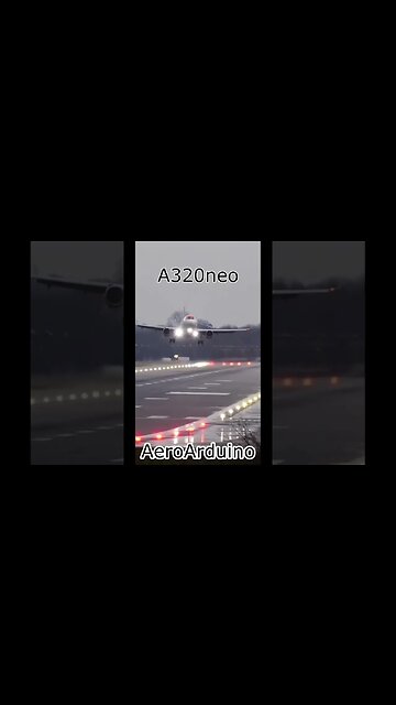 Watch #A320neo Crazy Crosswind Landing Touch And GO #Aviation #Avgeeks #AeroArduino
