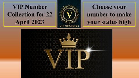 VIP Mobile Number Collection 22 April 2023