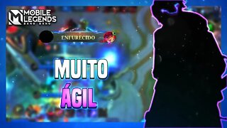 FUI JOGAR COM ESSE HERÓI E A MOBILIDADE É ABSURDA | Mobile Legends