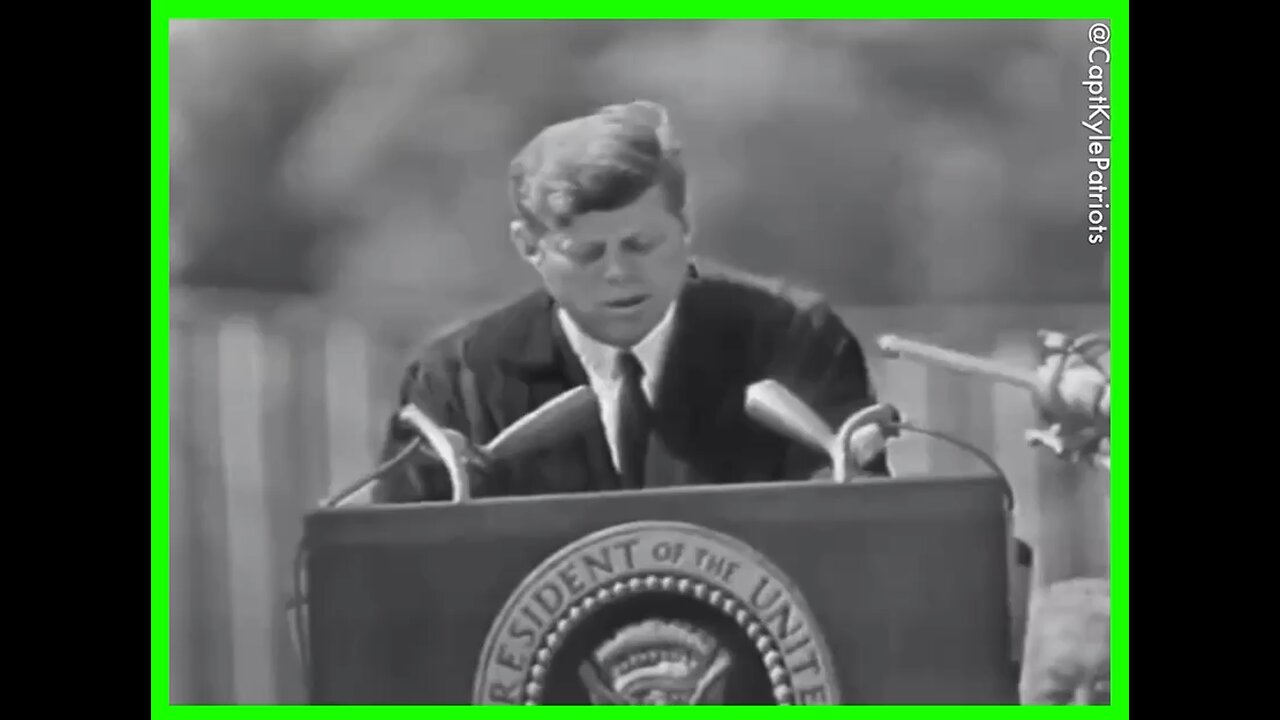 Warrior JFK knew... Endless Wars are what EVIL Wants, We the People are Peaceful