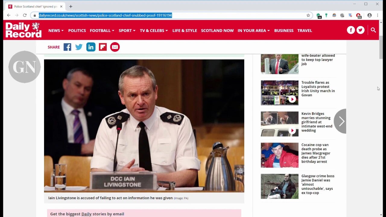 POLICE SCOTLAND CORRUPTION