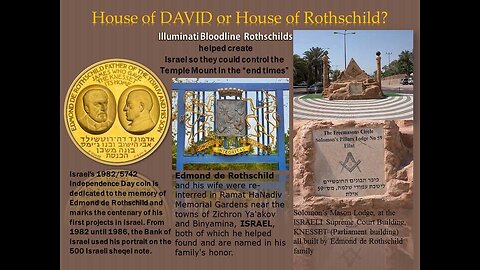 THE ROTHSCHILD CREATED ISREAL HEAR IT FROM JACOB ROTHSCHILD HIMSELF