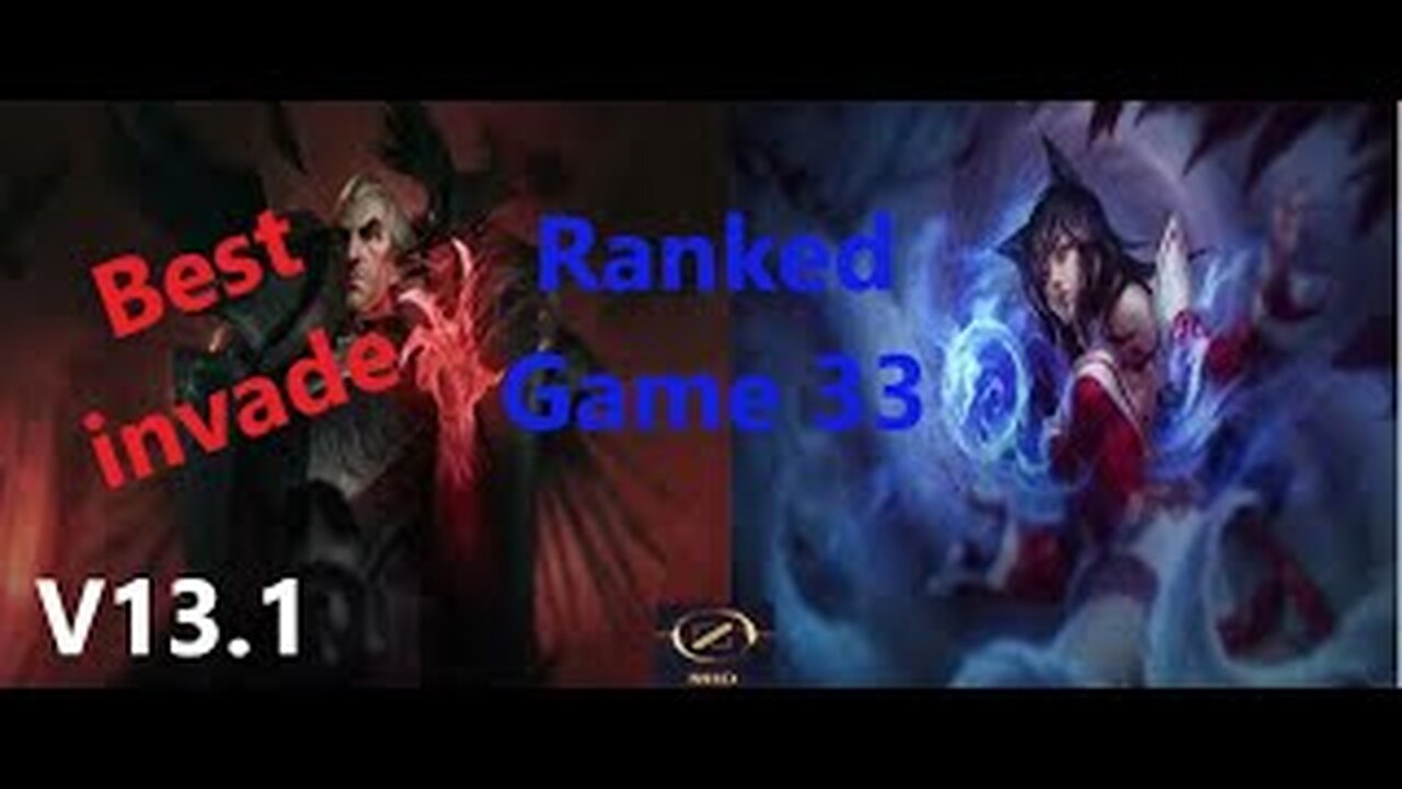 Ranked Game 33 Swain Vs Ahri Mid League Of Legends V13.1