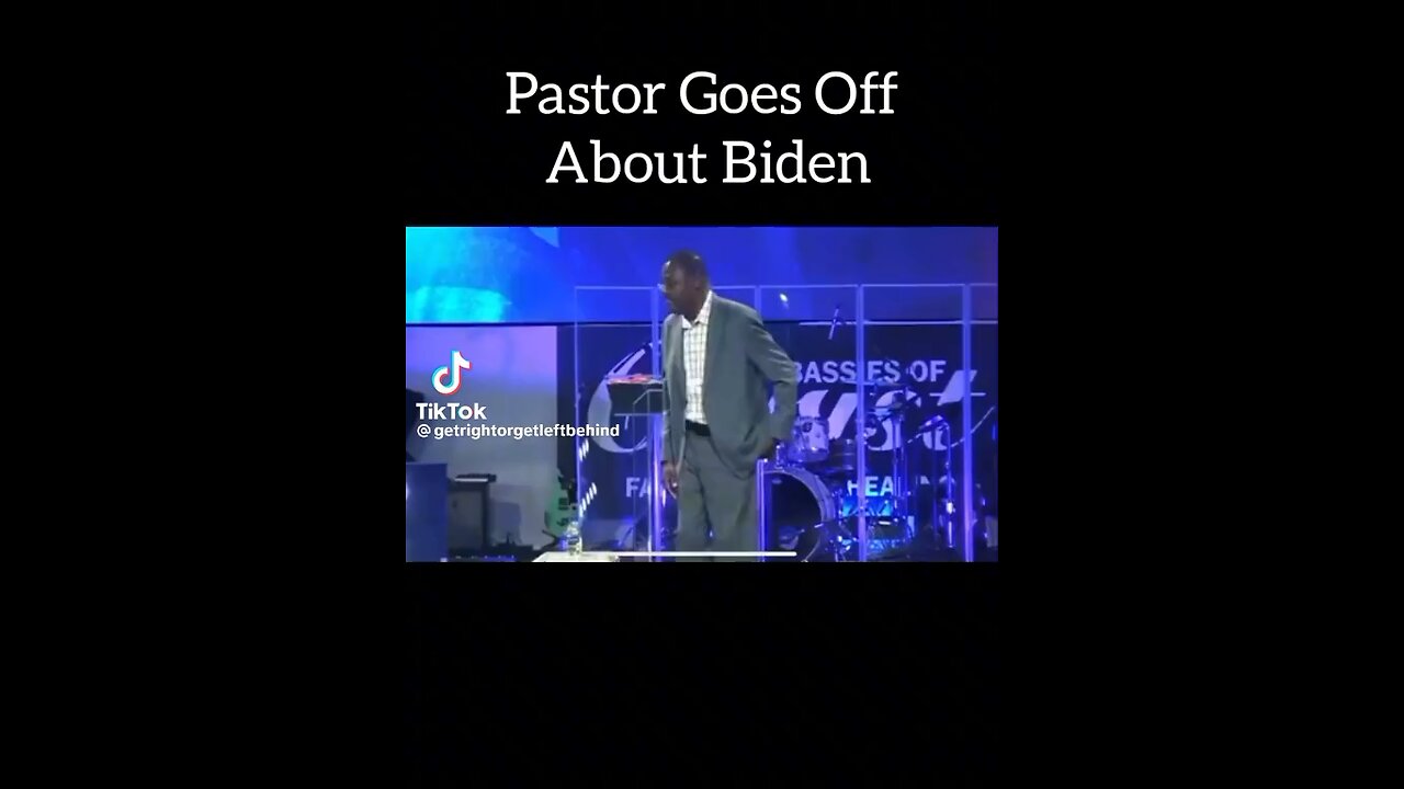 Pastor goes off about Joe Biden and his 💩 policies 🤷🏿‍♂️🤷🏿‍♂️🤷🏿‍♂️