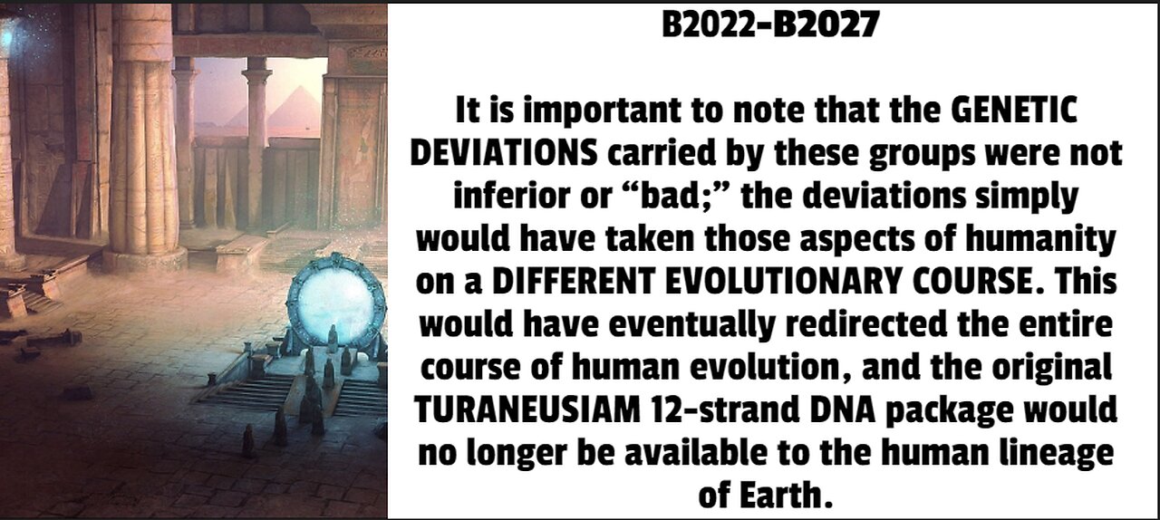 It is important to note that the GENETIC DEVIATIONS carried by these groups were not inferior or “ba