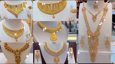 latest gold necklace designs