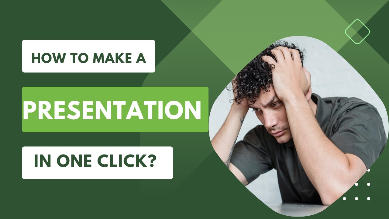 How to create presentation in one click? Presenatation bnany ka asan tarika.