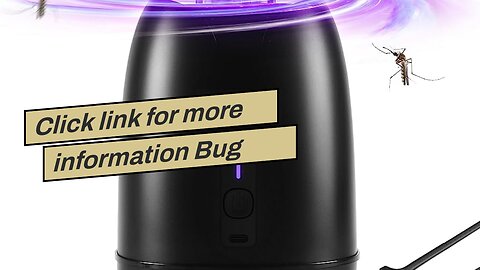 Click link for more information Bug Zapper Indoor Plug-in Mosquito Killer Trap Zapper, Electric...