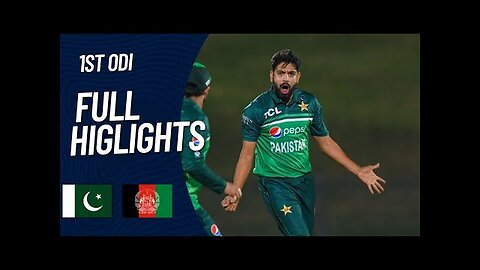 Pakistan vs Afghanistan 1st ODI Match | PakvsAfg |