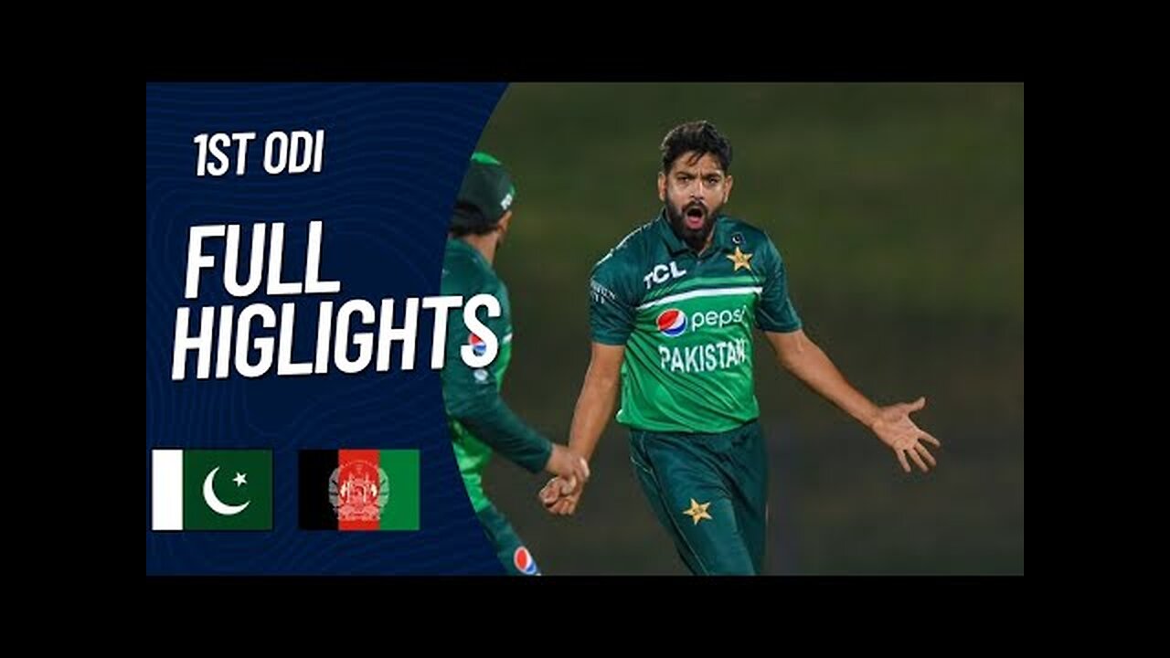 Pakistan vs Afghanistan 1st ODI Match | PakvsAfg |