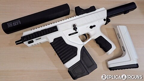 Crosman ST-1 CO2 Blowback Full Auto Steel BB Machine Gun Table Top Review