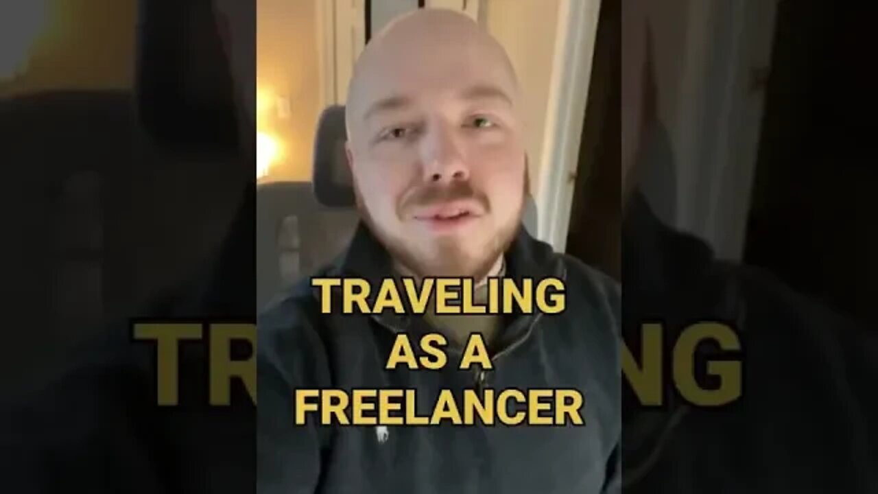 TRAVELING AS A FREELANCER #shorts