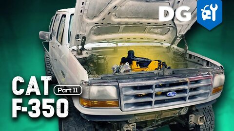 How Much Lift? CAT 3126 stuffed in a F350 | #FTreeKitty [EP11]