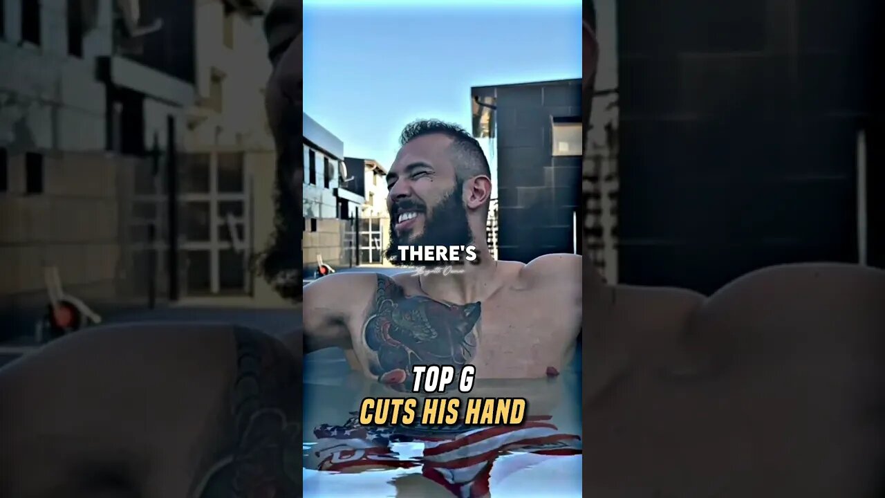 Andrew Tate Cuts His Hand