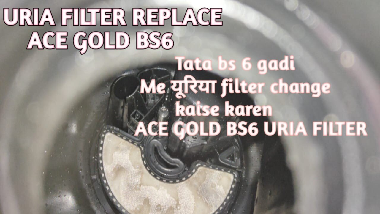Ace gold BS6 Uria Filter Replacement | यूरिया filter change kaise karen | how to uriya filter change