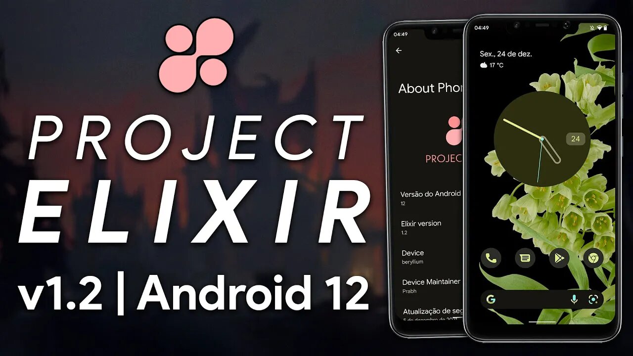 PROJECT ELIXIR ROM v1.2 | Android 12 | NOVA CUSTOM ROM COM ANDROID 12 E MODO DE JOGO!