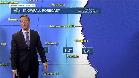 Rain/snow showers continue Tuesday morning, expect slippery roads