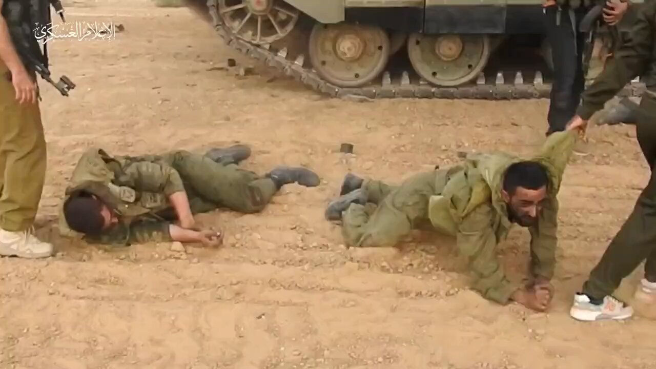 Some #Israel military officers Captured by HAMAs