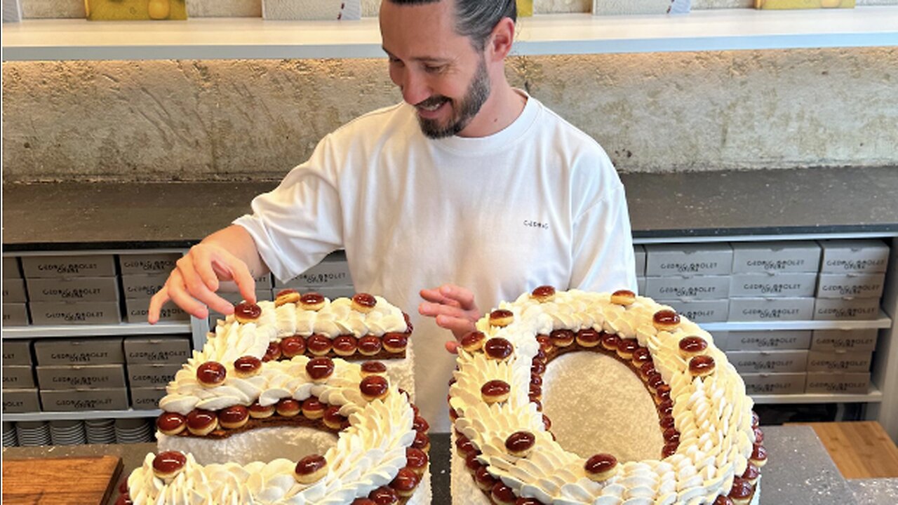 Cedric Grolet l je t’offrirai un #numbercake le jour de ton anniversaire #cedricgrolet ❤️#cake