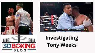 Investigating Tony Weeks