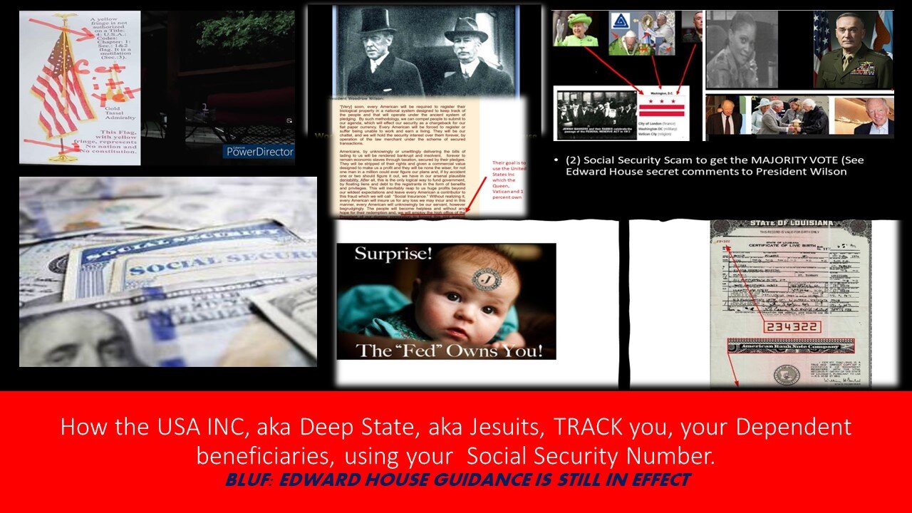 How the USA INC, aka Deep State Track: (1) YOU, (2) YOUR Dependent (3) your beneficiaries