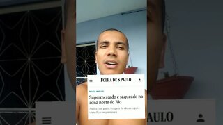saque em supermercado, Bolsonaro ,policia