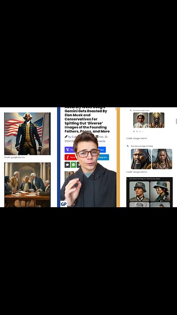 Victor Reacts: Woke AI Makes Everyone Black