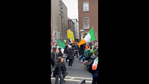 Irish citizens Protest against illegal immigration!!!