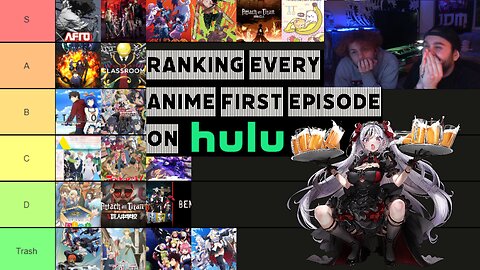 Anime Tier List! (Part 4)