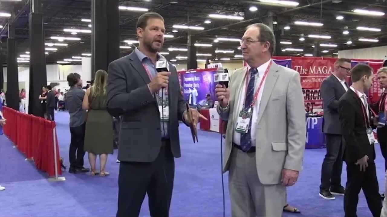 CPAC 2022 Dallas Right America Media Interview with Michael Sharman from Share Healthcare