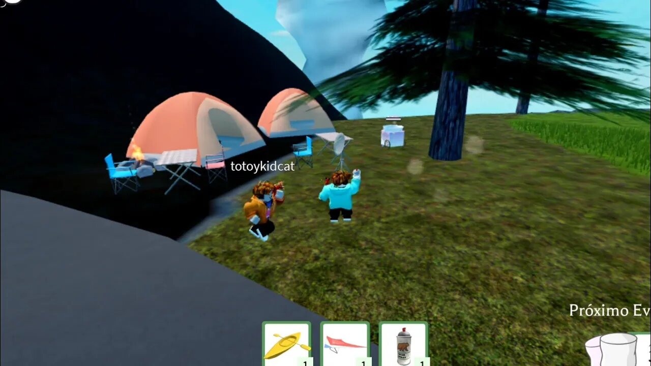 ROBLOX BACKPACKING - ACAMPAMOS PERTO DE UM VULCÃO - APP ROBLOX- TOTOY GAMES @NEWxXx Games #roblox