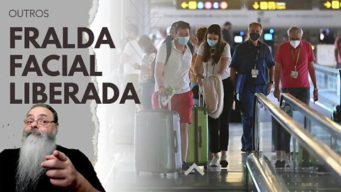 ANVISA, finalmente, DEPOIS de uma ETERNIDADE e MEIA, não REQUER MAIS uso de FRALDA FACIAL em AVIÕES