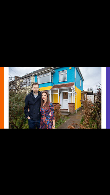 English Couple Paints House Ukraine Colors