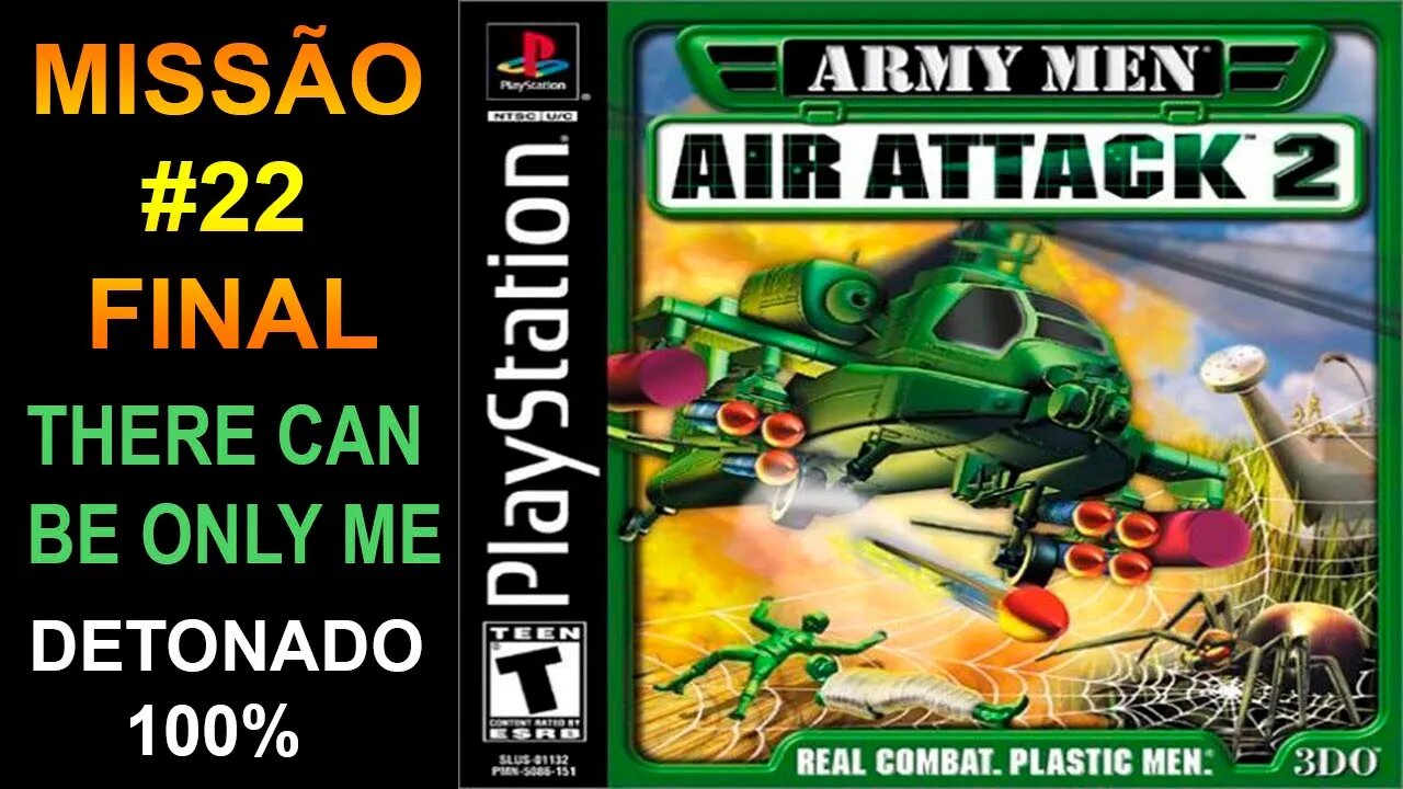 [PS1] - Army Men: Air Attack 2 - [Missão 22 Final - There Can Be Only Me] - Detonado 100% - 1440p