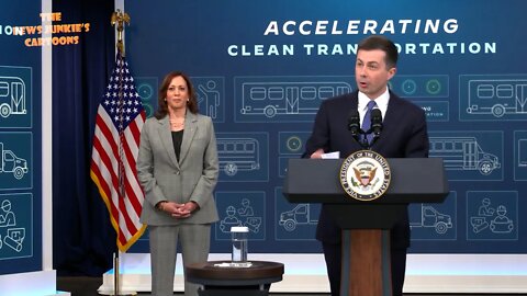 VP Harris & Sec Buttigieg: People upset with near-record gas prices should buy an electric vehicle.