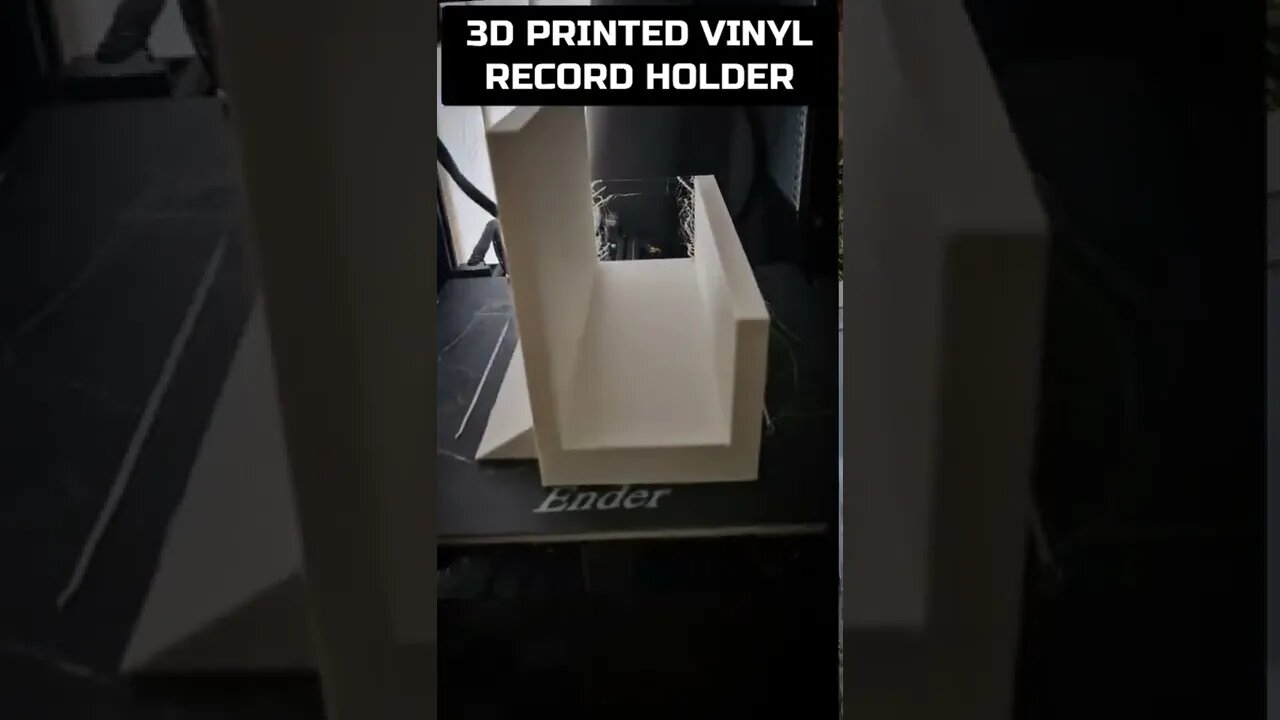 3D Printed Vinyl Record Holder #shorts #functional3dprints #3dprinting