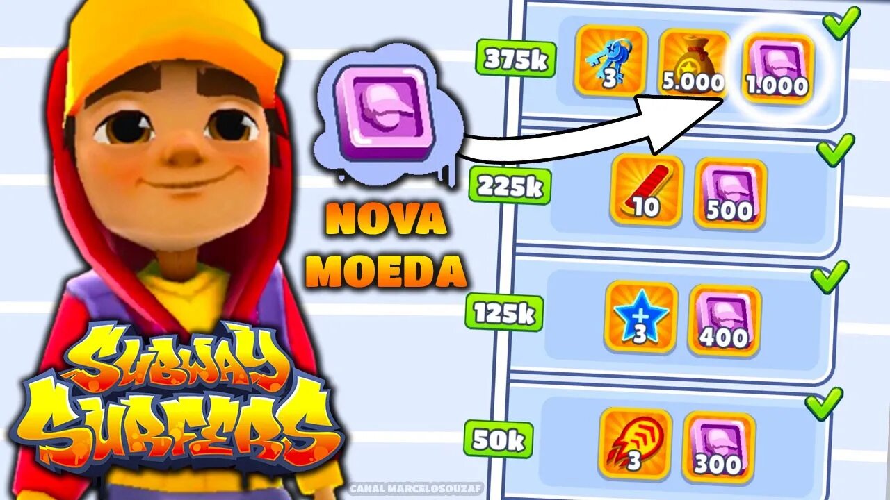 Moedas de Evento e Recorde Diário do Subway Surfers