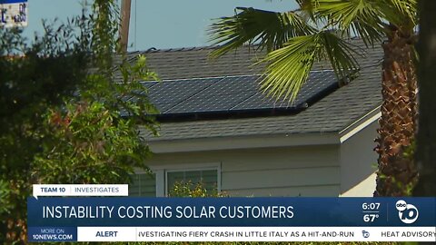 Instability costing solar customers