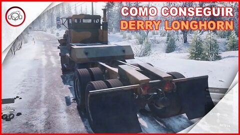 SnowRunner, Como Encontrar O Derry Longhorn 3194 Gameplay PT BR,