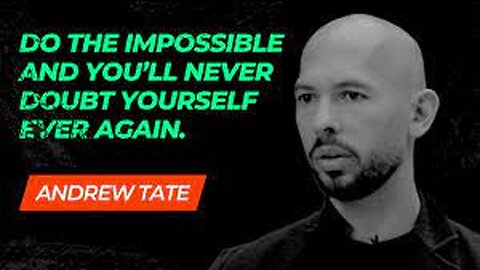 “Do The Impossible And You’ll Never Doubt Yourself Ever Again” - Andrew Tate (Motivational Video)