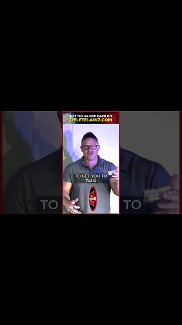 THE 5TH AMENDMENT COP CARD SIX STEP PROCESS - FOLLOW EVERY STEP - GO TELL YOUR FRIENDS