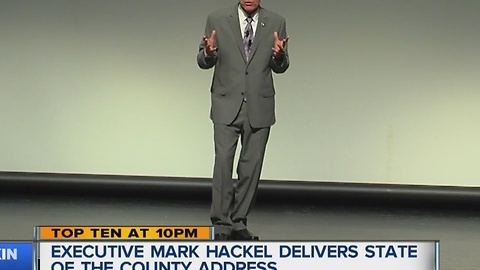 Hackel gives State of the County speech